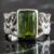 Green Tourmaline Diamond Ring