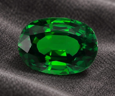 Oval Fine Green Tsavorite