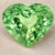 Heart Bright Green Tsavorite