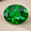 Large Oval GIA-Certified Tsavorite