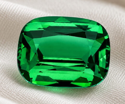 Cushion GIA-Certified Tsavorite Garnet