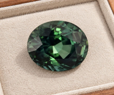 Unheated Blue-Green Sapphire