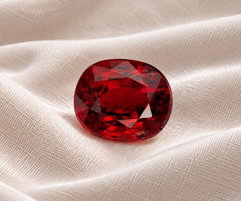Burmese Cushion Red Spinel