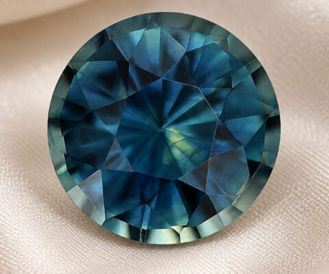 Unheated Green-Blue Sapphire