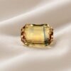 Unheated Orangy Yellow-Blue Sapphire