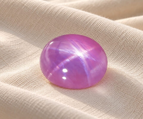 Unheated Pink Star Sapphire