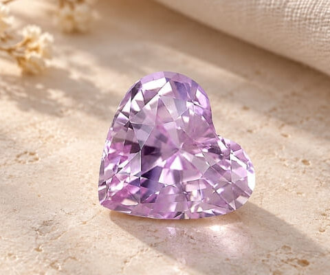 Unheated Pinkish Purple Sapphire