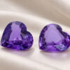 Unheated Purple Sapphire Pair