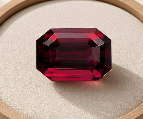 Unheated Purplish Ruby
