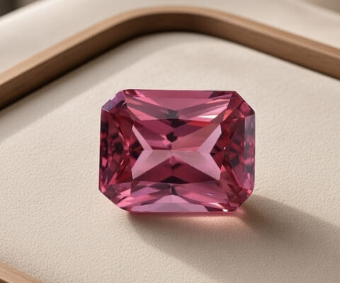 Unheated Tajikistan Octagonal Pink Spinel