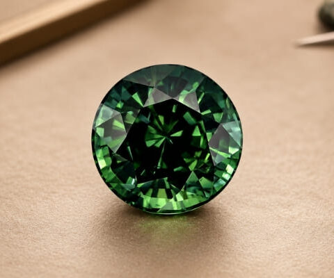 Unheated Teal Green-Blue Sapphire