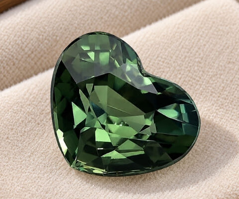 Unheated Teal Green Sapphire