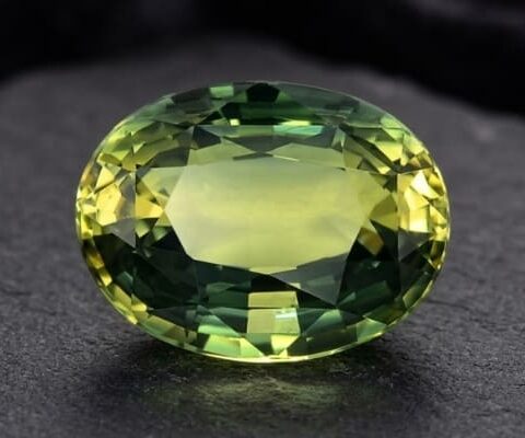 Yellowish Blue Sapphire Gemstone