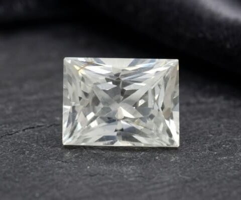 Heated Octagonal White Sapphire