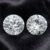 Round Near-Colorless Zircon Matching Pair