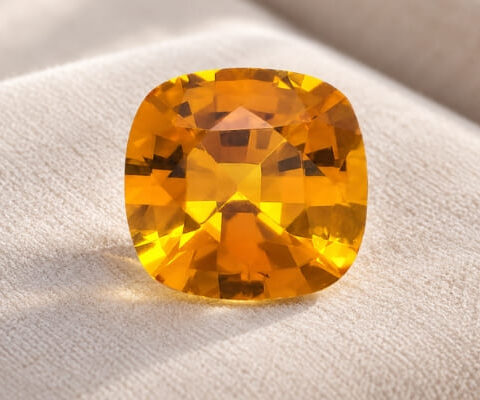 Petite Heated Yellow Sapphire