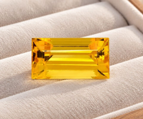 Baguette Yellow Sapphire