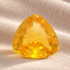Heated Triangular Orangy Yellow Sapphire