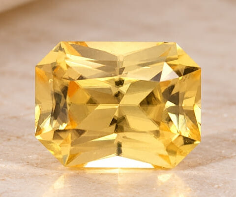 Heated Yellow Sapphire