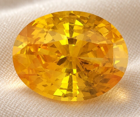 Heated Yellow Sapphire