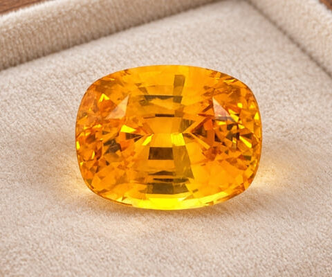 Heated Yellow Sapphire