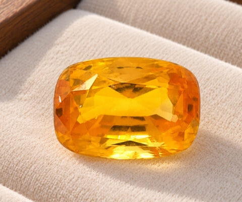 Heated Yellow Sapphire