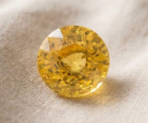 Heated Yellow Sapphire