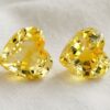 Yellow Sapphire Gemstone Pair