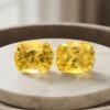 Heated Yellow Sapphire Pair
