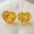 Heated Yellow Sapphire Matching Pair