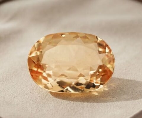 Oval Yellow Topaz