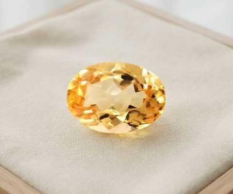 Oval Yellow Topaz