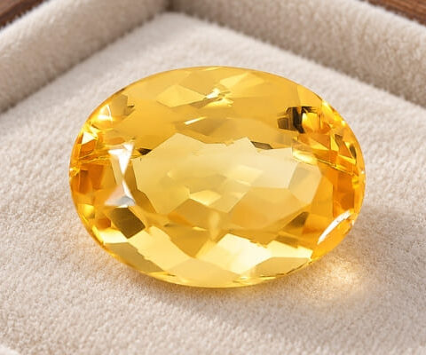Oval Yellow Topaz