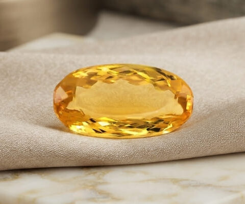 Oval Yellow Topaz