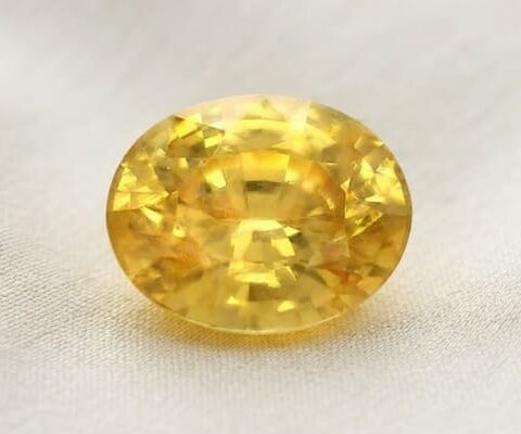 Oval Rich Yellow Zircon
