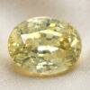 Oval Bright Yellow Zircon