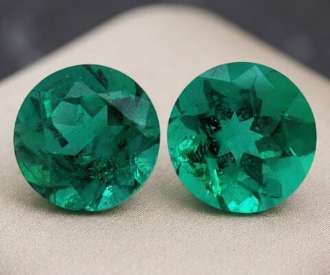 Zambian Emerald Matching Pair