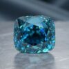 Cushion Exceptional Blue Zircon