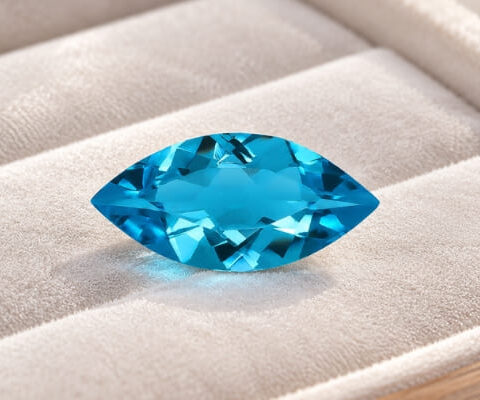 Marquise Swiss Blue Topaz