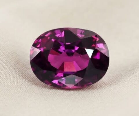 Neon Purple Garnet Gemstone