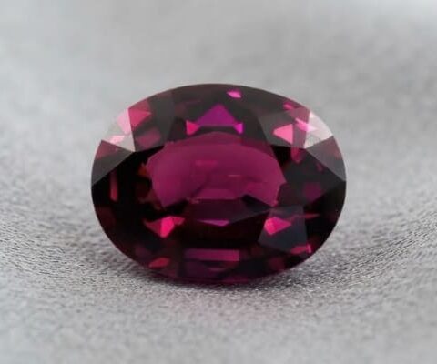 Neon Purple Garnet Gemstone