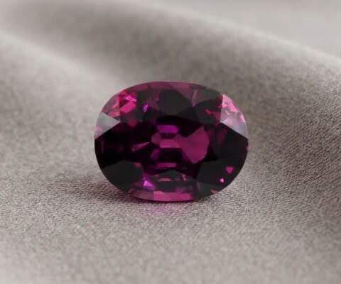 Neon Purple Garnet Gemstone