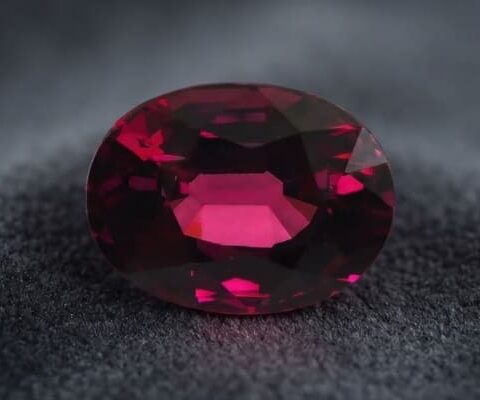 Neon Purple Garnet Gemstone
