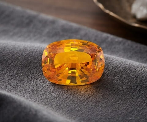 Orange Sapphire Gemstone