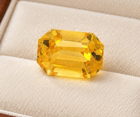 Orangy Yellow Sapphire