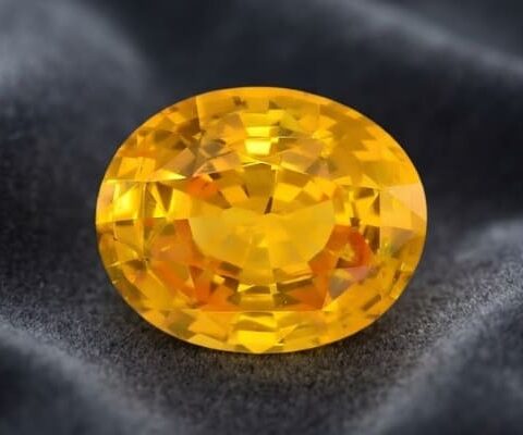 Orangy Yellow Sapphire