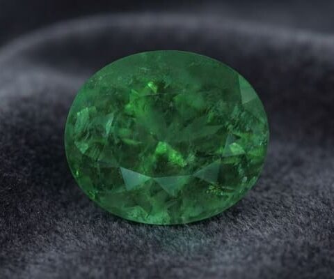 Oval GIA Emerald Gemstone