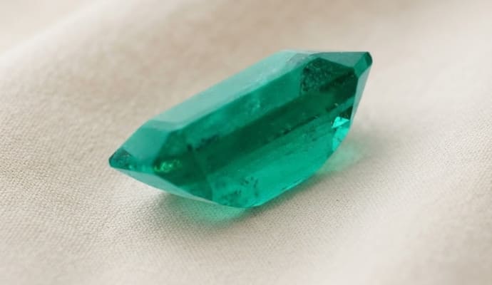 Octagonal Emerald Gemstone