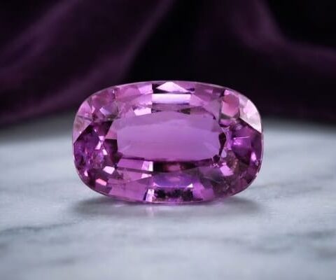 Unheated Pink-Purple Sapphire