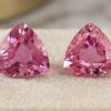 Pink Sapphire Matching Pair